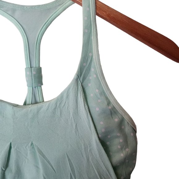 Lululemon Athletica Tank Top Size 6 Built in Bra Practice Freely Yoga Tank Fresh - Picture 7 of 14